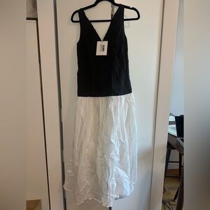 DISSH Black and White Maxi Dress